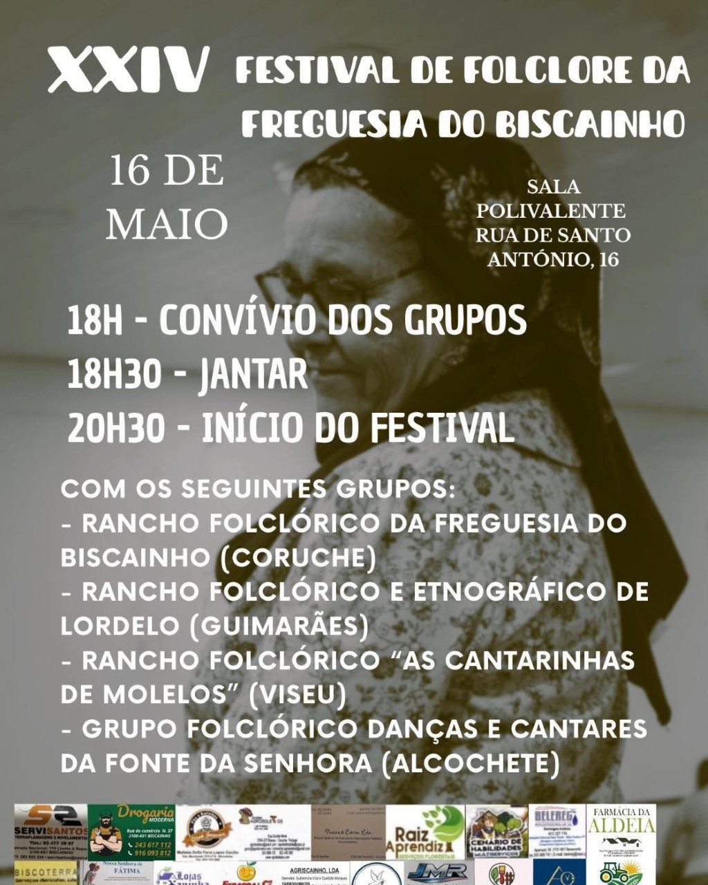 XXIV Festival de Folclore da Freguesia de Biscainho - Organiza&ccedil;&atilde;o: ACB